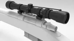 8x Scope Low-poly 3D model