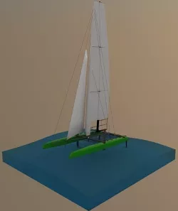 AC45 model 3D model 3D model
