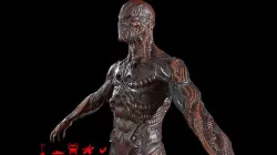 Alien Hunter 2 Low-poly 3D model