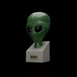 Alien sculpture 3D model
