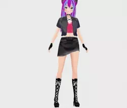 ANIME CAT GIRL 3D MODEL FOR VTUBER Low-poly 3D model
