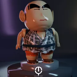 anime KLIRIN lowpoly 3D model