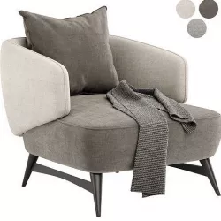 Aries armchair 3D model