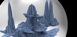 Atlantis Swirling Structures 3D model
