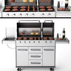 Barbecue 10 3D model