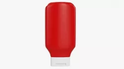 Barbecue sauce in plastic a bottle 02 3D model