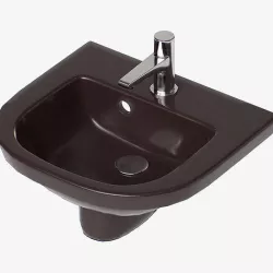 Basin Tap brown ceramic Low-poly 3D model