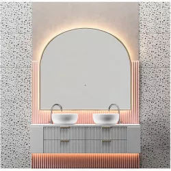 Bathrooms in light colors 3D model