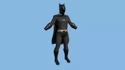 Batman Costume 03 - Modern - Character Design Fashion Low-poly 3D model