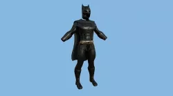 Batman Costume 04 - Knight - Character Design Fashion Low-poly 3D model