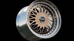BBS RS Gold - Diamond Cut - Rim 3D model