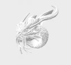 bead dragon 3D model