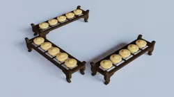 Bonang Traditional Musical Instrument Low-poly 3D model