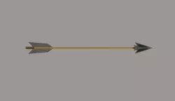 Bow Arrow Low-poly 3D model