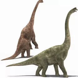 Brachiosaur Forever - 8K 3D model