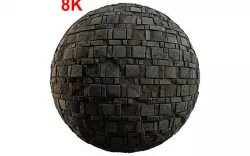 Broken paving stones Texture