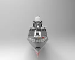 Buyan-class corvette Low-poly 3D model