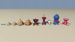 Cartoon Alien worlds Insect race Low-poly 3D model