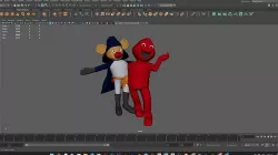 Cartoon Character 3D Modeling for 3D Print  3d animation cartoon Low-poly 3D model
