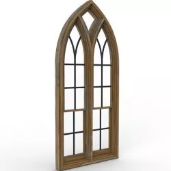 Castle window 3D model