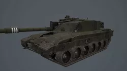 challenger 2 Low-poly 3D model