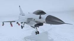 Chinese J-11A fighter  3D model