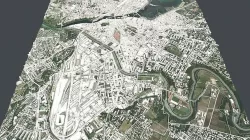 Cityscape Zeneva Switzerland 3D model
