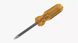 Cross head screwdriver 01 3D model