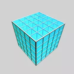 Cube modular 3D model