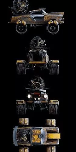 Cyber Warfare 3D model