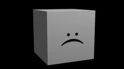 Default Cube Low-poly 3D model