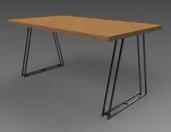 DISCOUNTED pack of 10 models Industrial dining tables modern  3D model