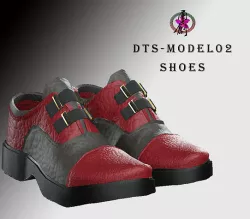 DTS-Model02-Shoes Low-poly 3D model