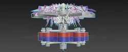 Electromagnetic Ionwind Propeller - Concept 3D model