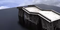 Epic Fantasy Patterned bridge wide 3D model