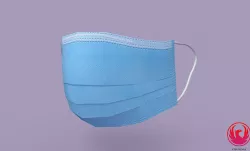 Face Mask Low-poly 3D model