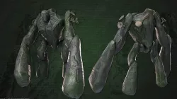 Fantasy forest creature Low-poly 3D model