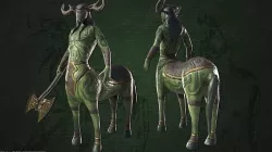 Fantasy forest creature Low-poly 3D model