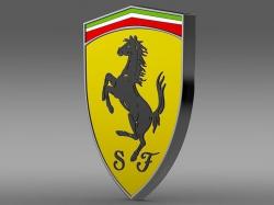 Ferrari Logo by Nathan S, Download free STL model