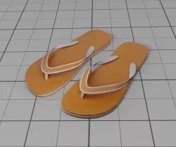 Flip flops 3D model