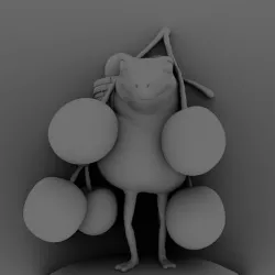 frog model 3D model