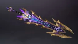 Futuristic Sword Low-poly 3D model