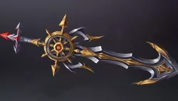 Futuristic Sword Low-poly 3D model