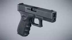 Glock 19 Classic - Game Ready Low-poly 3D model