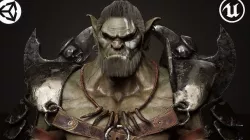 Goblin Champion Low-poly 3D model