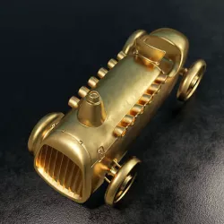Golden car for interior 3D model