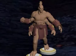 Goro mortal combat character 3D model