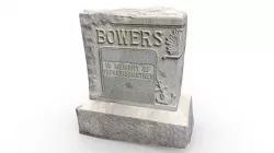 Gravestone Low-poly 3D model