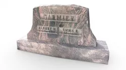 Gravestone Low-poly 3D model