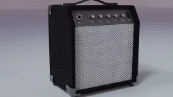 Guitar amp 3D model